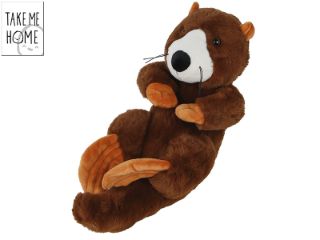 Obrázek z Vydra se suchým zipem na tlapkách plyš 36cm 0m+ 